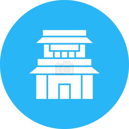 Illustration for Dojo icon vector image. Suitable for mobile application web application and print media. - Royalty Free Image
