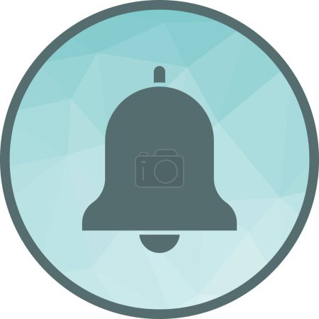 Illustration for Bell icon vector image. Suitable for mobile application web application and print media. - Royalty Free Image