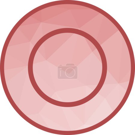 Circle icon vector image. Suitable for mobile application web application and print media.