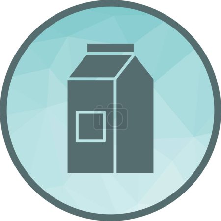 Milk box icon vector image. Suitable for mobile application web application and print media.