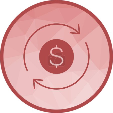 Money Transfer icon vector image. Suitable for mobile application web application and print media.