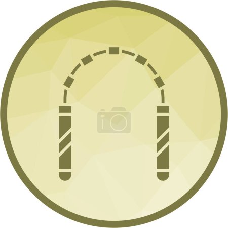 Nunchaku icon vector image. Suitable for mobile application web application and print media.