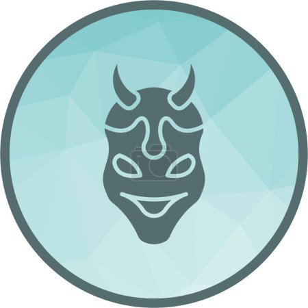 Oni icon vector image. Suitable for mobile application web application and print media.