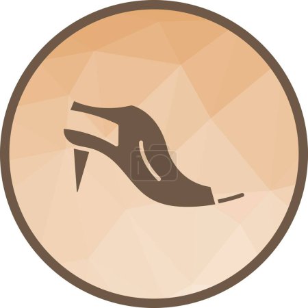 Stylish Sandals icon vector image. Suitable for mobile application web application and print media.