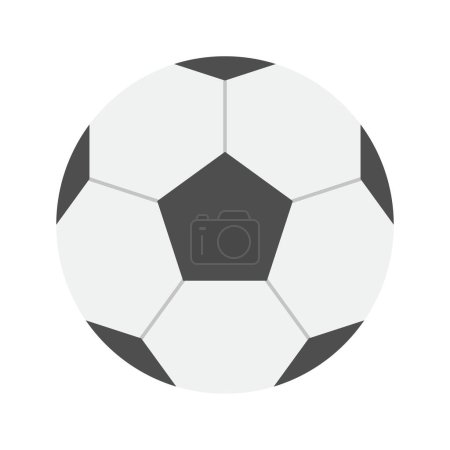 Bild der Fußball-Ikone. Geeignet für mobile Applikationen und Printmedien.