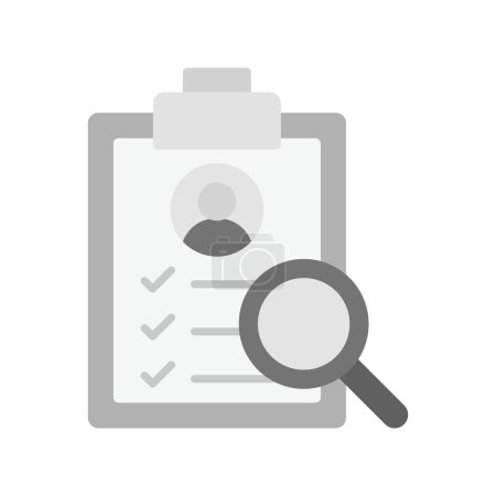 Job Analysis icon vector image. Suitable for mobile application web application and print media.