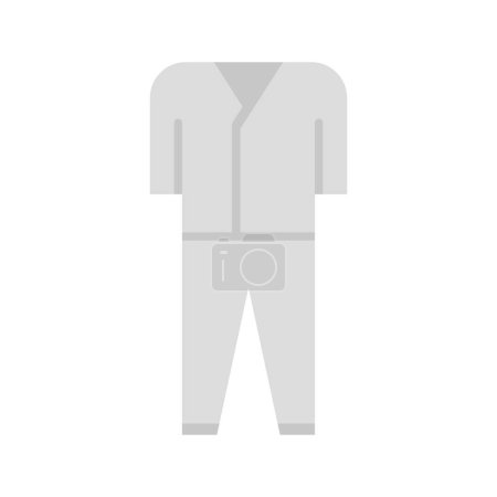 Pyjamas Suit icon vector image. Suitable for mobile application web application and print media.