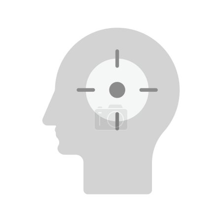 Head Hunting Symbolvektorbild. Geeignet für mobile Applikationen und Printmedien.