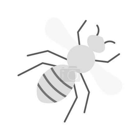 Honeybee icon vector image. Suitable for mobile application web application and print media.