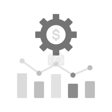 Cost Management icon vector image. Suitable for mobile application web application and print media.