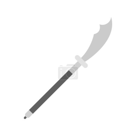 Naginata icon vector image. Suitable for mobile application web application and print media.