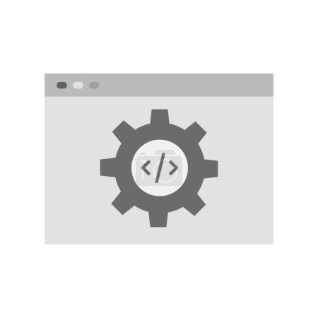 Code Optimization Icon Vektor Image. Geeignet für mobile Applikationen und Printmedien.