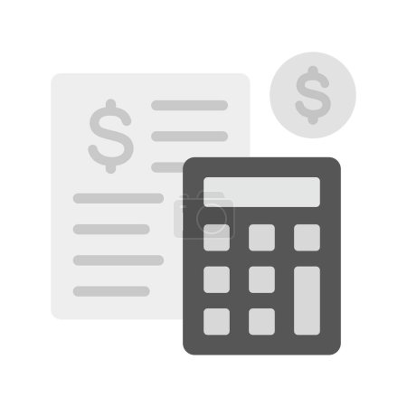 Icono de presupuesto imagen vectorial. Adecuado para aplicaciones móviles aplicación web y medios de impresión.