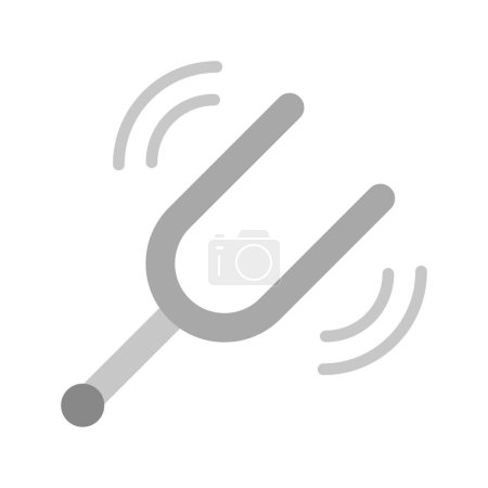 Musical Fork icon vector image. Suitable for mobile application web application and print media.
