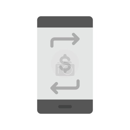 Fondos de transferencia icono de imagen vectorial. Adecuado para aplicaciones móviles aplicación web y medios de impresión.