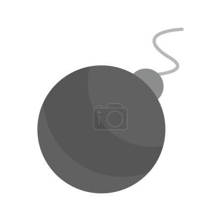 Rauchbomben-Symbolvektorbild. Geeignet für mobile Applikationen und Printmedien.