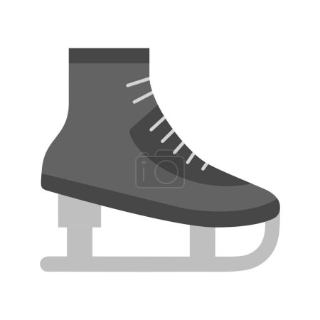 Téléchargez les illustrations : Image vectorielle de l'icône des patins à neige. Convient aux applications mobiles, aux applications Web et aux médias imprimés. - en licence libre de droit