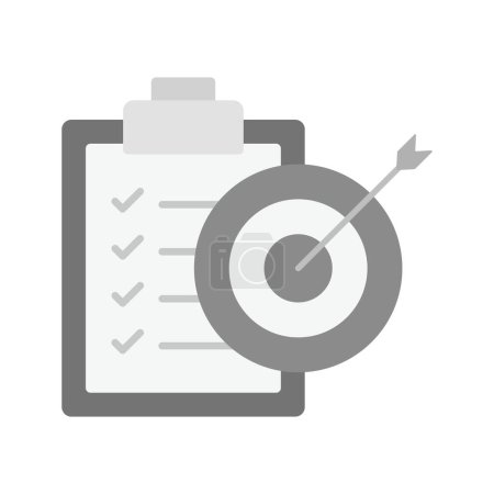 Set Goals icon vector image. Suitable for mobile application web application and print media.