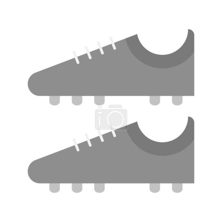 Fußballstiefel-Symbolvektorbild. Geeignet für mobile Applikationen und Printmedien.