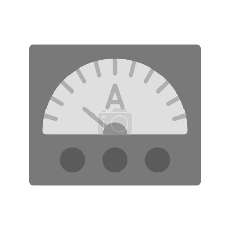 Ammeter icon vector image. Suitable for mobile application web application and print media.
