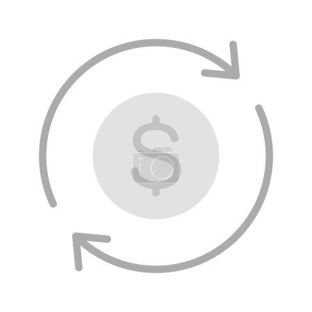 Transferencia de dinero icono imagen vectorial. Adecuado para aplicaciones móviles aplicación web y medios de impresión.