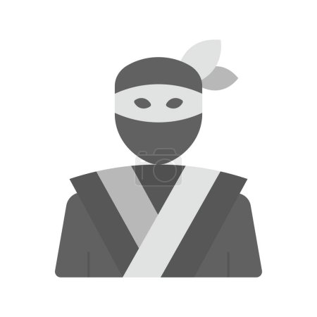 Ninja icon vector image. Suitable for mobile application web application and print media.