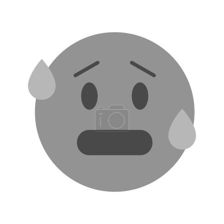 Hot Face icon vector image. Suitable for mobile application web application and print media.