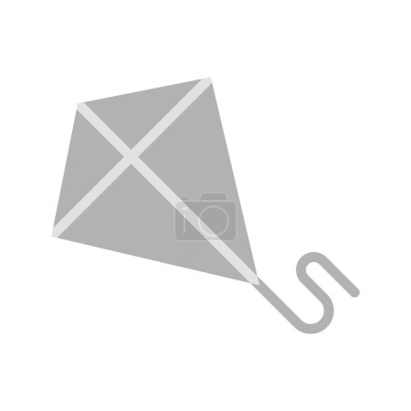Ilustración de Kite icon vector image. Suitable for mobile application web application and print media. - Imagen libre de derechos