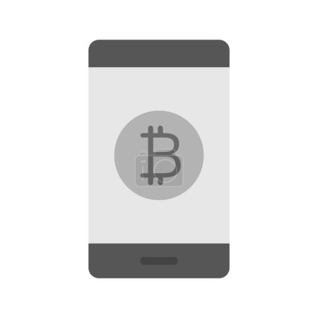 Icon-Vektorbild der Digitalwährung. Geeignet für mobile Applikationen und Printmedien.