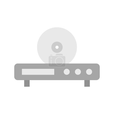 Disc Player icon vector image. Suitable for mobile application web application and print media.