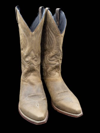 Photo for Classical Western leatherboots are always a great accessory to any outfit. - Royalty Free Image