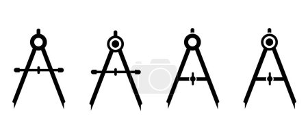 Kompass-Vektor-Symbole setzen / Kompass-Vektor-Symbole setzen