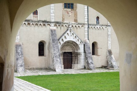 Photo for Historical entrance gate to the Saint Martin's Cathedral in Spisska Kapitula, Slovakia - Royalty Free Image