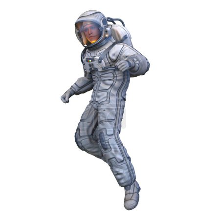 Téléchargez les photos : Rendu 3D d'un astronaute masculin - en image libre de droit