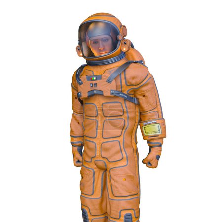 Photo for 3D rendering of a male astronaut - Royalty Free Image