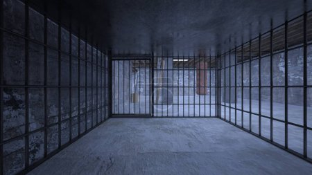 Foto de Representación 3D del almacén subterráneo - Imagen libre de derechos