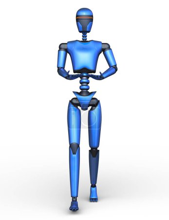 3D-Darstellung eines Roboters