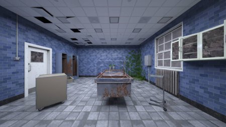 3D rendering of the dissection room