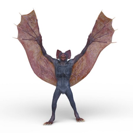 3D rendering of a monster bat