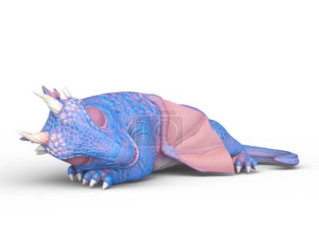 Representación 3D de un pterosaurio