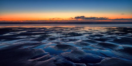 Foto de Porthtowan sunset Cornwall Inglaterra Reino Unido - Imagen libre de derechos