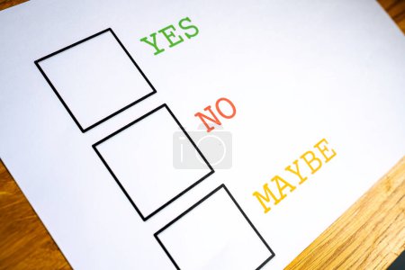 referendum voting paper yes no or maybe 
