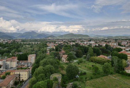 Foto de Paisaje en valle po en Palazzolo, provincia de Brescia, Lombardía, Italia - Imagen libre de derechos