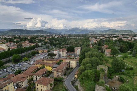 Foto de Paisaje en valle po en Palazzolo, provincia de Brescia, Lombardía, Italia - Imagen libre de derechos