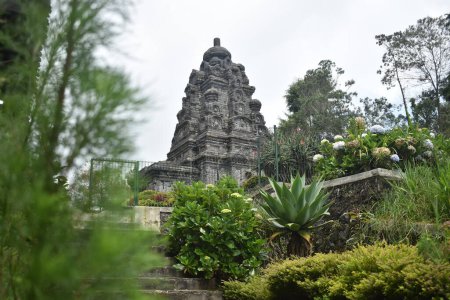 Bima temple in Dieng, Central Java, Indonesia. This temple is a famous tourist attraction