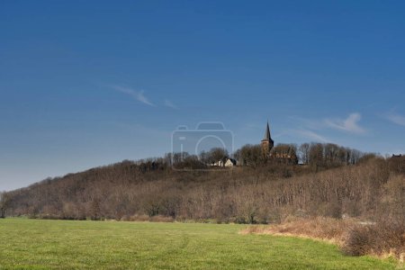 The Saint Vitus church on top of the Eltenberg hill in the german village Hochelten