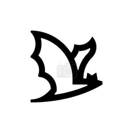 swan icon. vector illustration