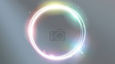 Illustration for Background with beautiful circular rays. Vector data that is easy to edit. - Royalty Free Image