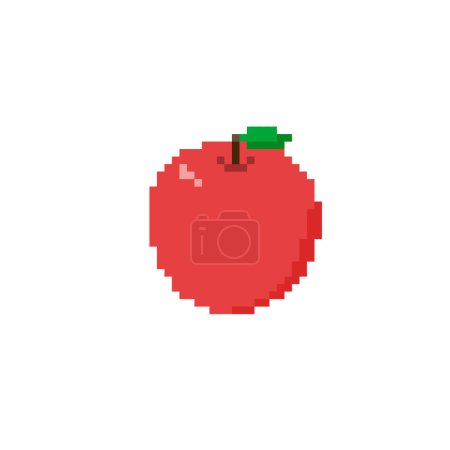 Illustration for Apple fruit.Vector illustration that is easy to edit. - Royalty Free Image