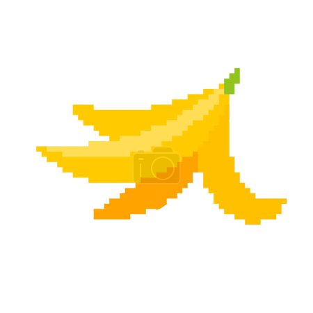 Banana peel.Vector illustration that is easy to edit.
